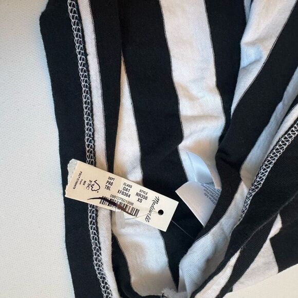 $45 Madewell boxy striped Tee size XS m2 - Picture 4 of 5